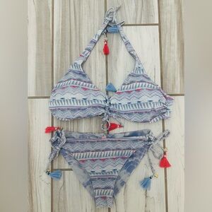 Victoria’s Secret: Women’s Reversible Bikini, Geometric & Tie Dye, Med/Small